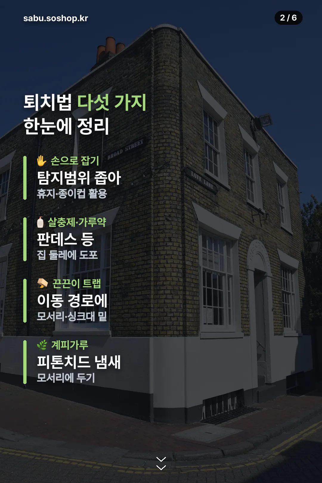 퇴치법 다섯 가지