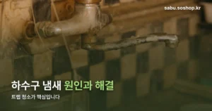 하수구 냄새 정리 썸네일